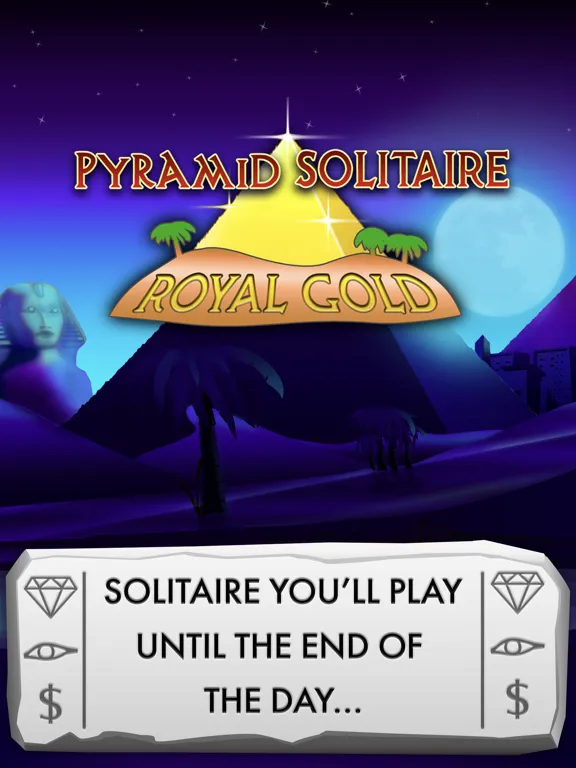 Screenshot di Pyramid Solitaire Royal Gold iPad 