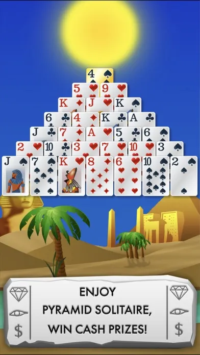 Screenshot di Pyramid Solitaire Royal Gold