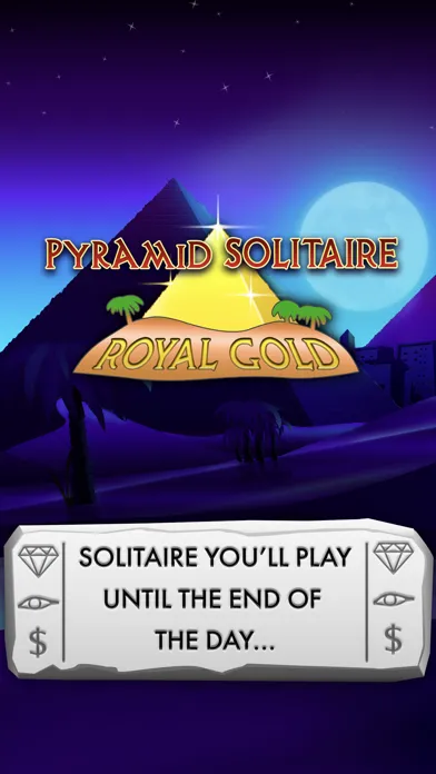 Screenshot di Pyramid Solitaire Royal Gold