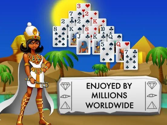 Pyramid Solitaire - Egypt iPad 应用截图