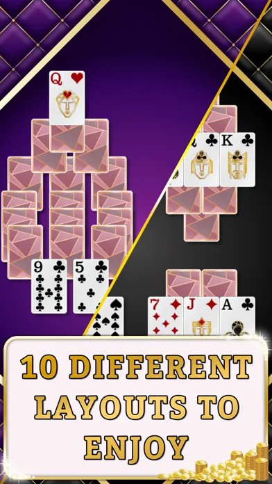 Tangkapan skrin Tri Peaks Solitaire Tournament