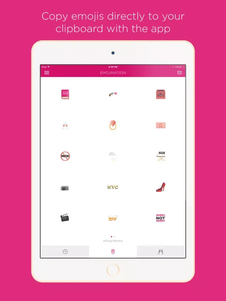 Скриншоты Candace Bushnell’s Emojination Keyboard iPad 
