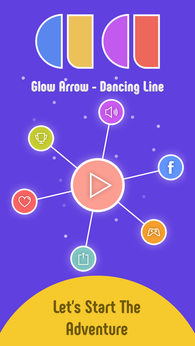 AA Glow Arrow - Dancing Line Screenshots