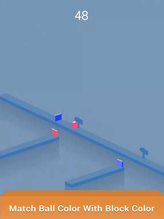 Capturas de tela do Crazy Color Ball-Rolling Ballz iPad 