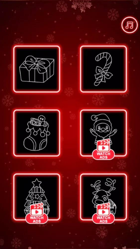 تصاویر Christmas Coloring Book Glow