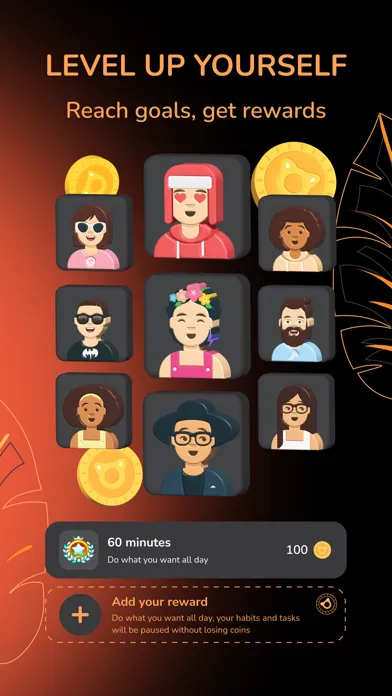 Capturas de tela do Glowy: Gamify Tasks and Habits