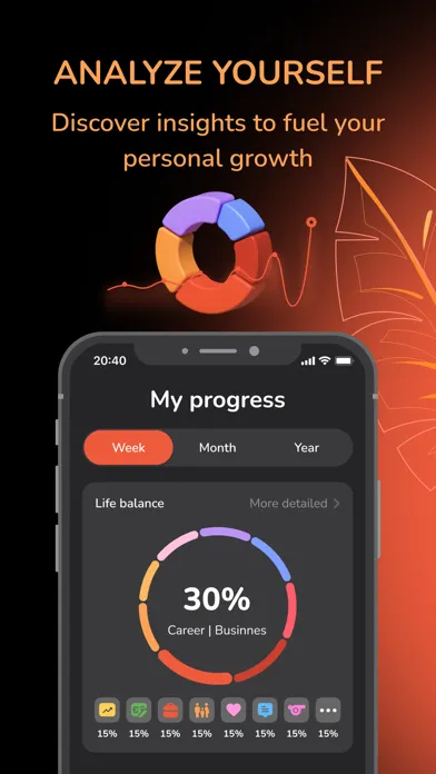 Capturas de tela do Glowy: Gamify Tasks and Habits