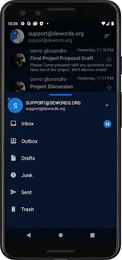 Ảnh chụp màn hình của Bird Mail Pro -Email App