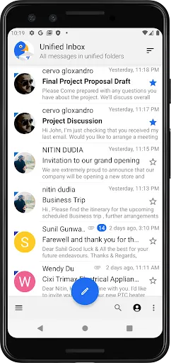 Ảnh chụp màn hình của Bird Mail Pro -Email App