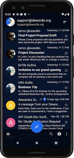 Ảnh chụp màn hình của Bird Mail Pro -Email App