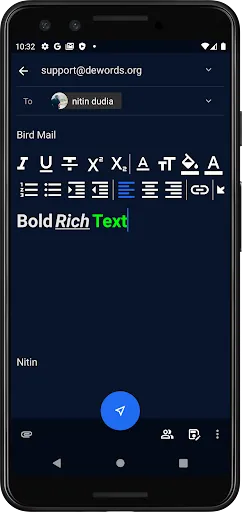 Ảnh chụp màn hình của Bird Mail Pro -Email App