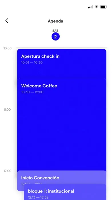 Capturas de tela do Convention GLS Iberia 2022
