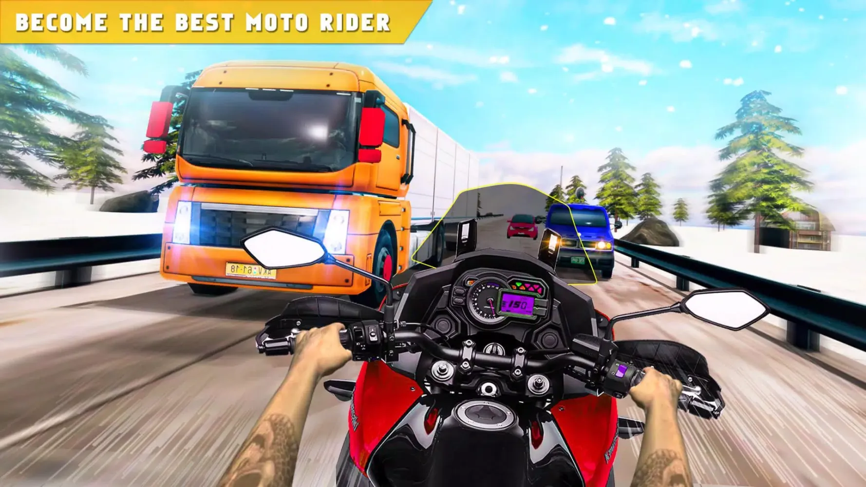 Highway Traffic Bike Race Moto Screenshots