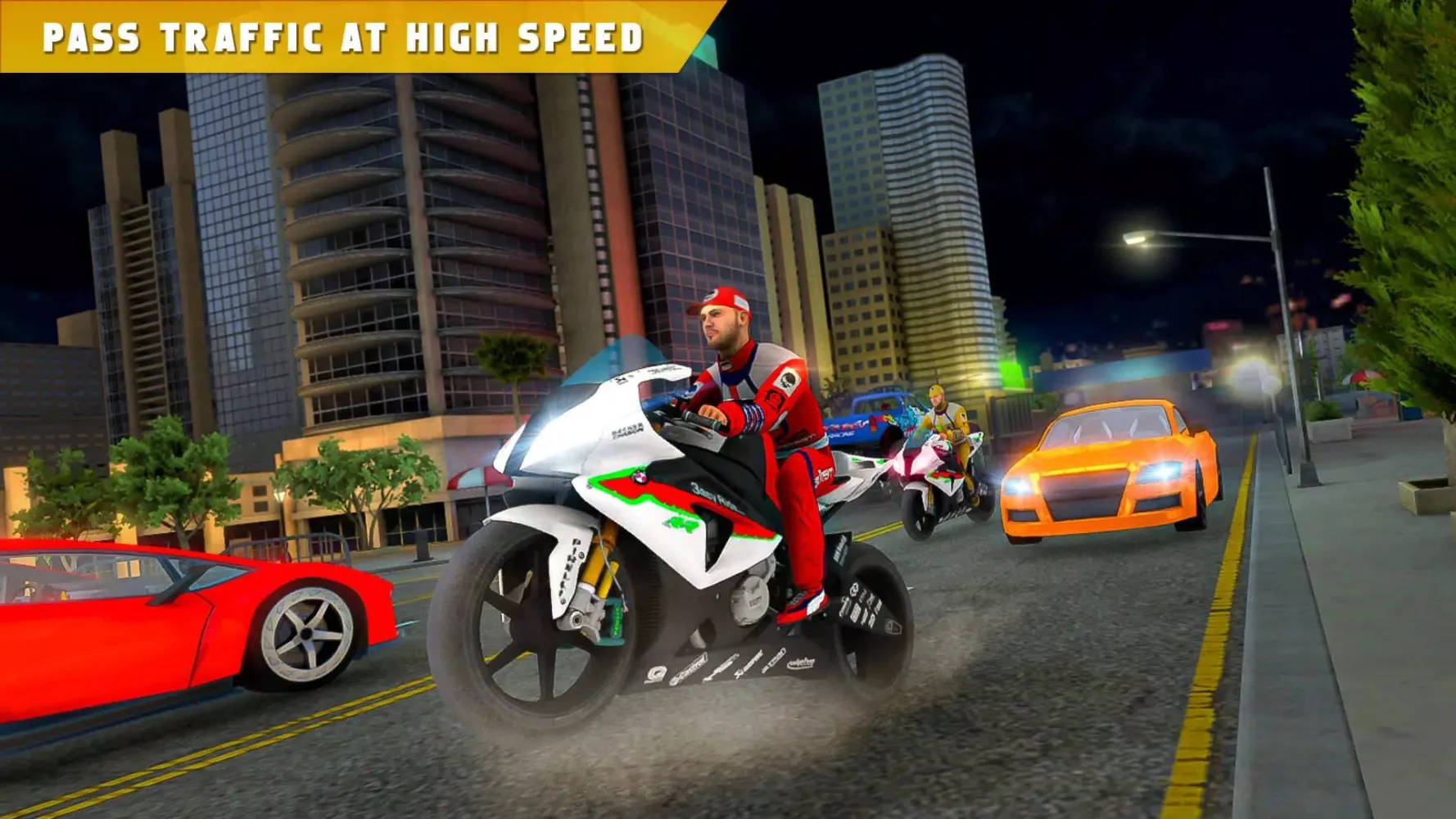 Highway Traffic Bike Race Moto Screenshots