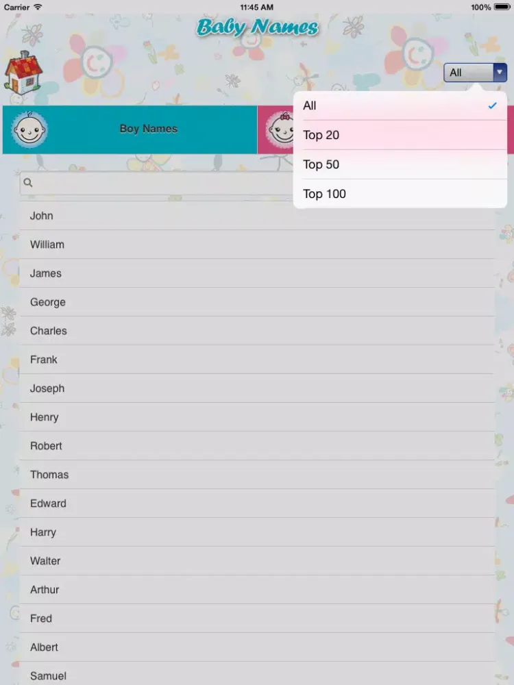 Baby Names.. iPad  スクリーンショット