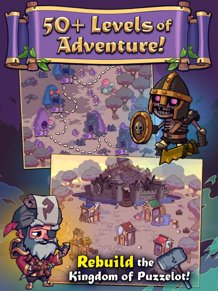 Knights of Puzzelot iPad  Screenshots