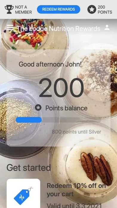 The Lodge Nutrition Rewards应用截图