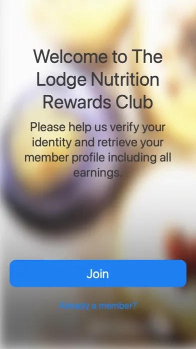 The Lodge Nutrition Rewards应用截图