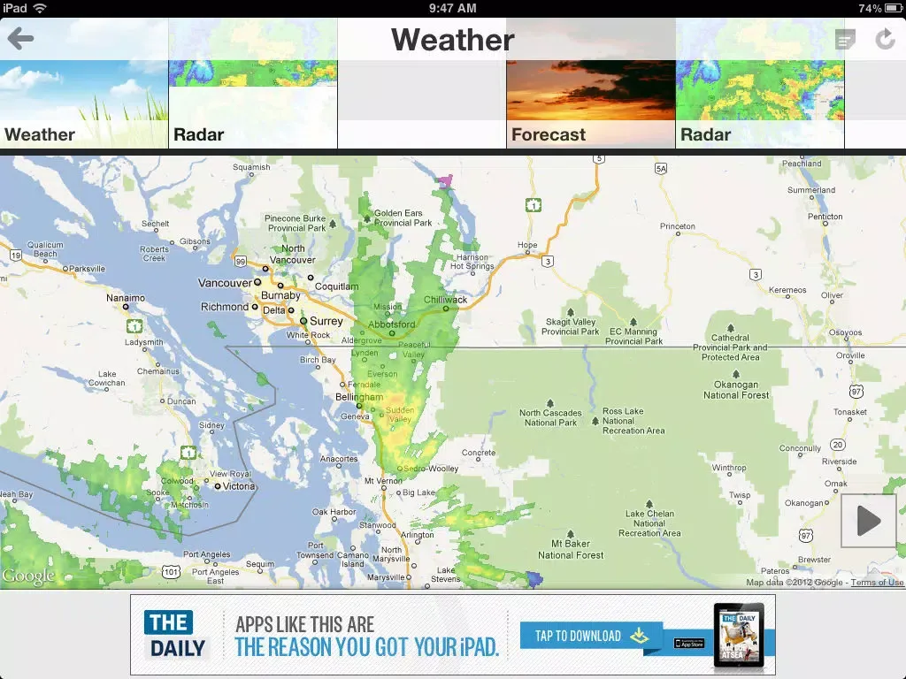 تصاویر Vancouver CityMinute iPad 