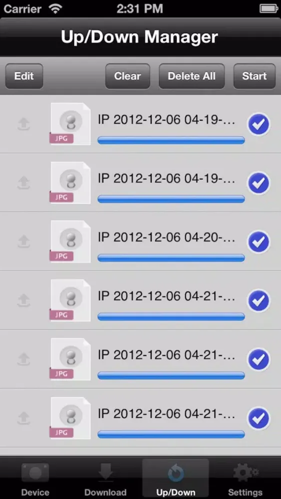 ภาพหน้าจอของ eCloud eMobile