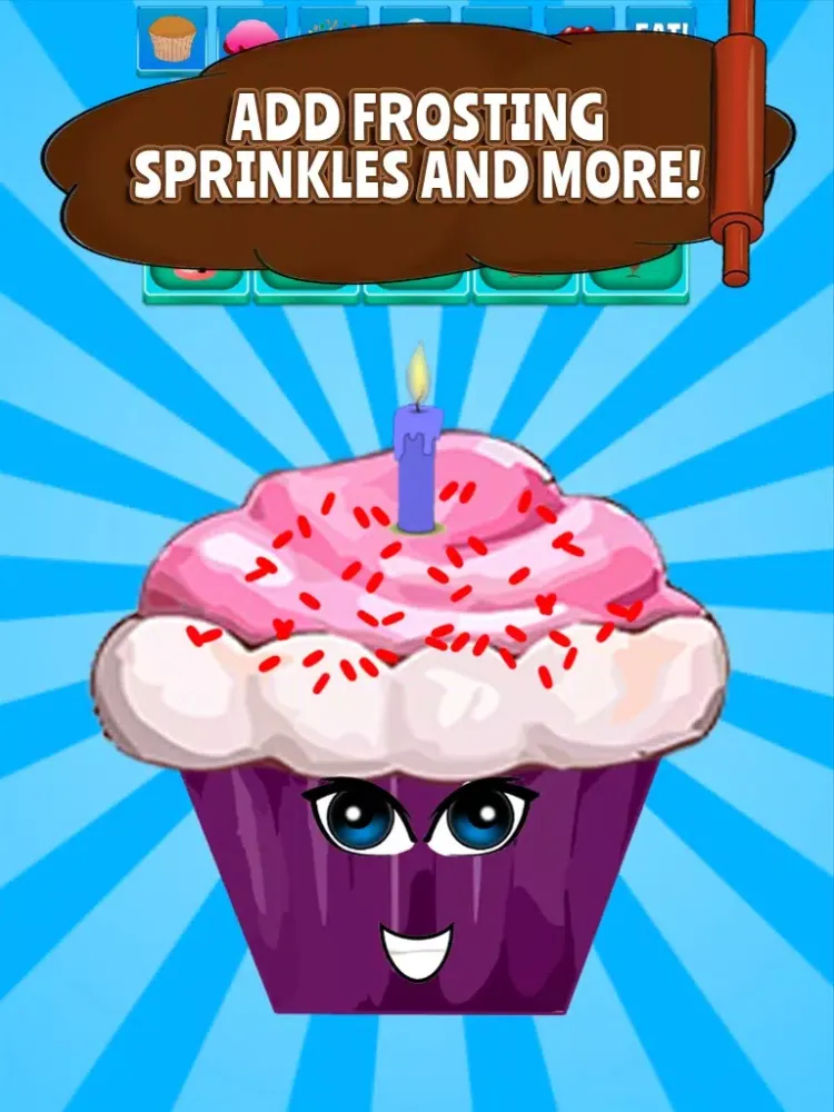 Captures d'écran de Cupcake Bake Shop - Kids Baking Game iPad 