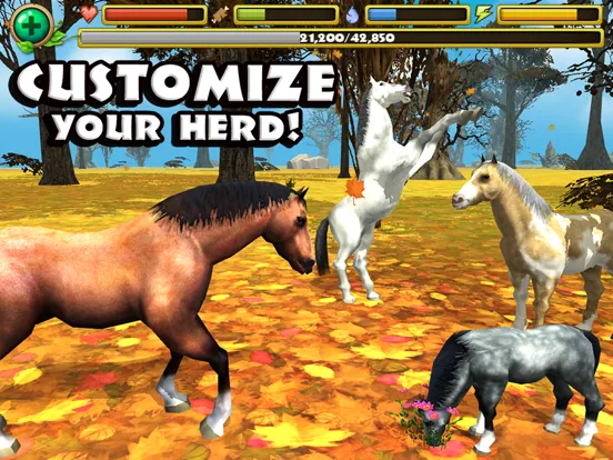 Wild Horse Simulator iPad  스크린샷