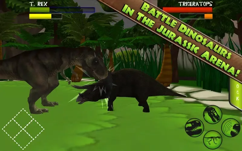 Скриншоты Jurassic Arena: Dinosaur Arcade Fighter