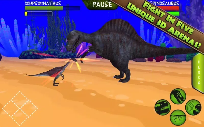 Скриншоты Jurassic Arena: Dinosaur Arcade Fighter