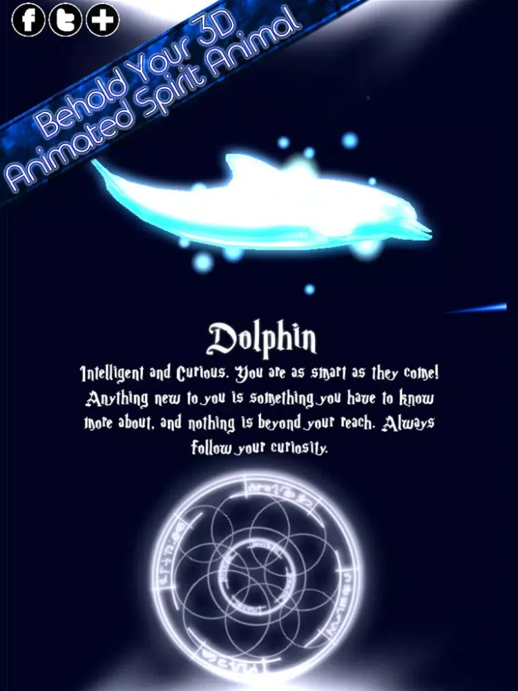 Tangkapan layar Spirit Animal Fingerprint Scanner iPad 