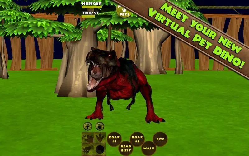 Virtual Pet Dinosaur: Tyrannosaurus Rex 스크린샷