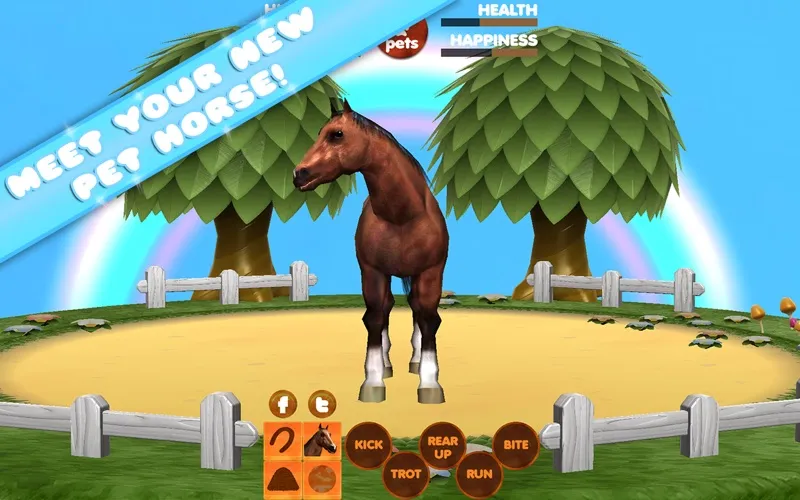 Ảnh chụp màn hình của Virtual Pet Horse