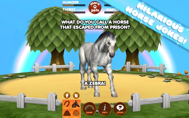 Ảnh chụp màn hình của Virtual Pet Horse