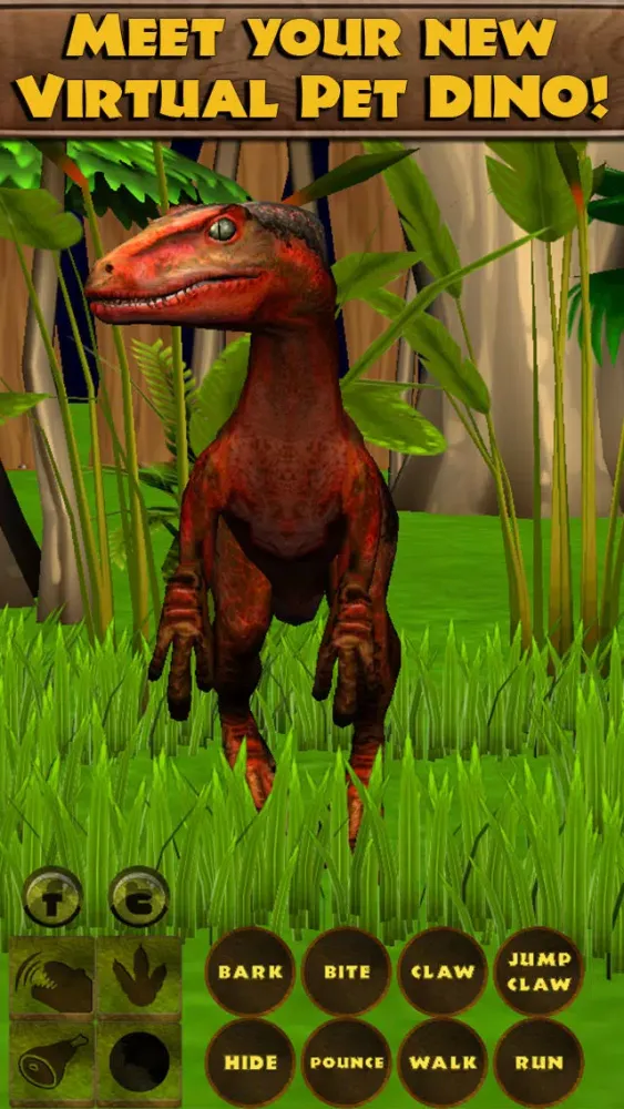 Virtual Pet Dinosaur: Velociraptor سکرین شاٹس