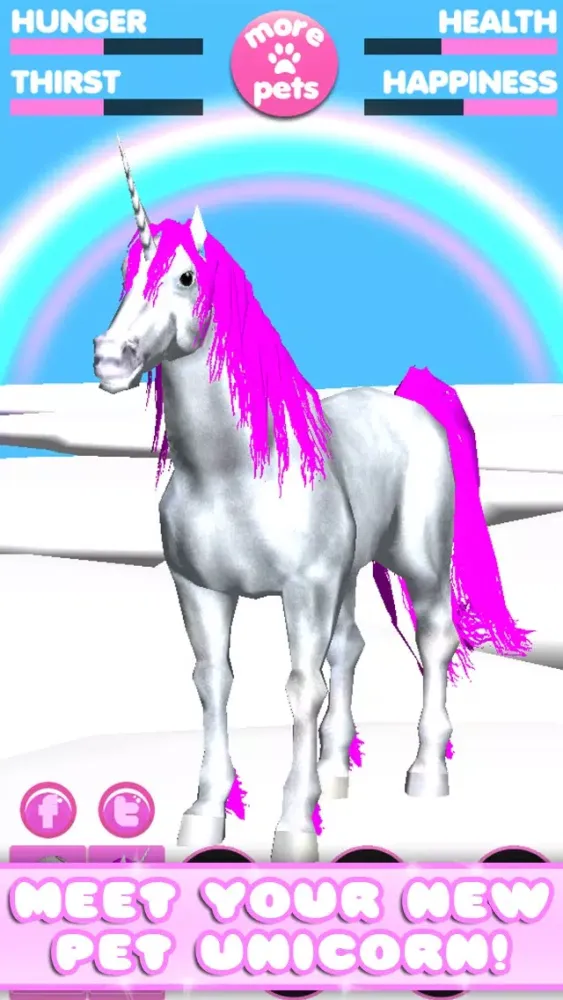Virtual Pet Unicorn Screenshots