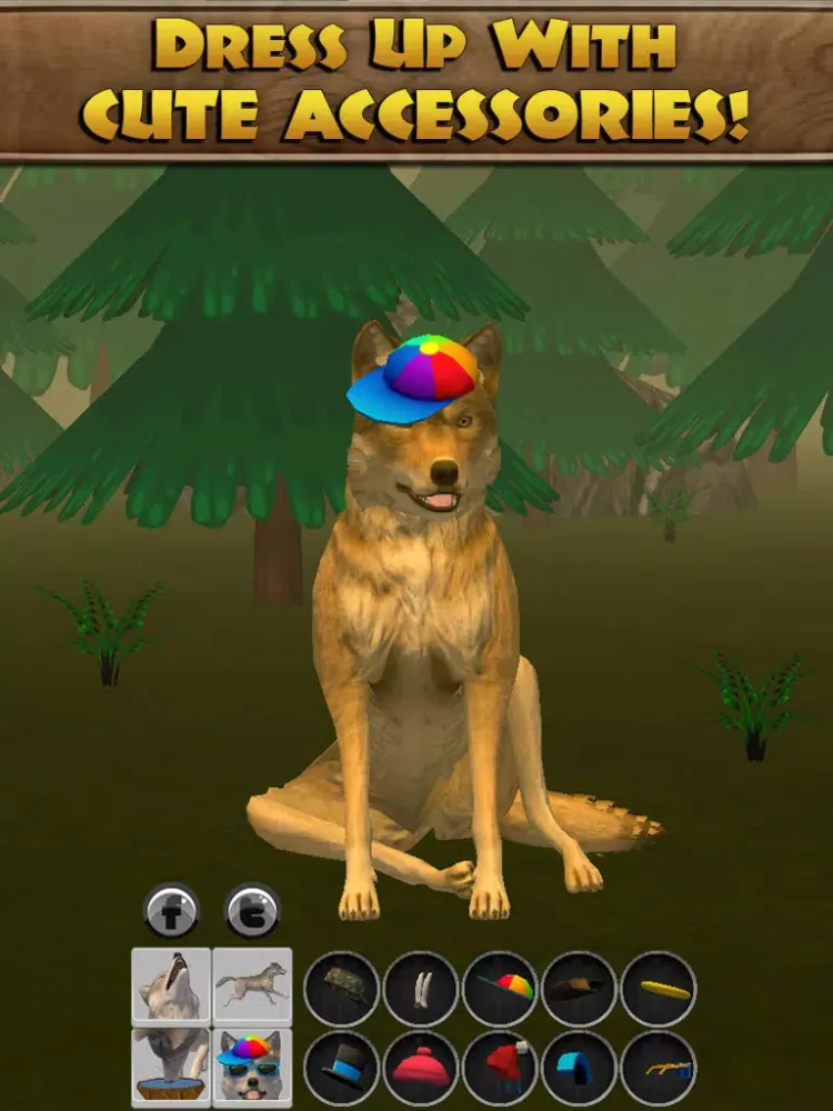 Virtual Pet Wolf iPad  Screenshots