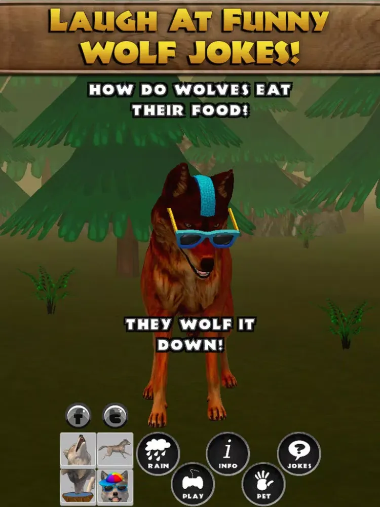 Virtual Pet Wolf iPad  Screenshots
