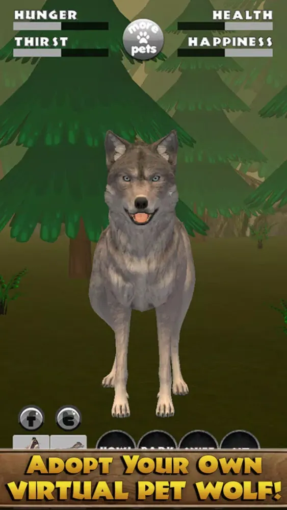 Virtual Pet Wolf Screenshots