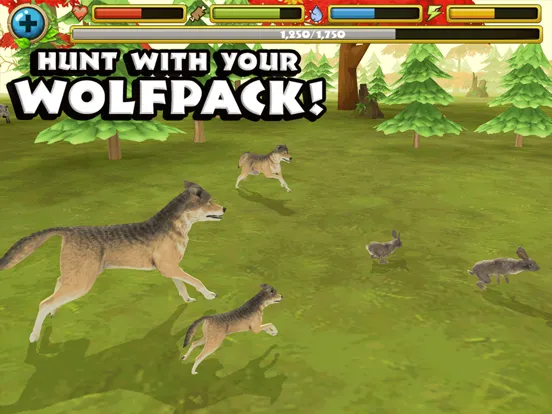 Capturas de pantalla de Wildlife Simulator: Wolf iPad 