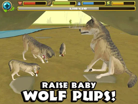 Capturas de pantalla de Wildlife Simulator: Wolf iPad 
