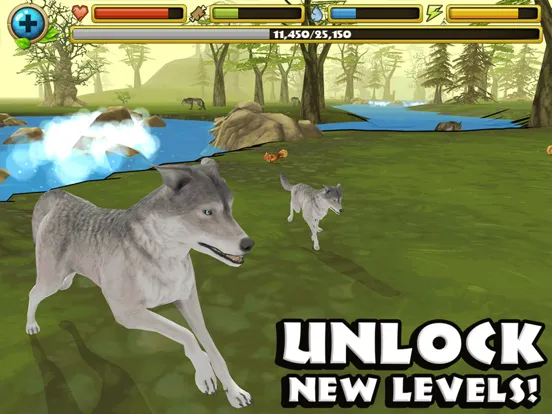 Capturas de pantalla de Wildlife Simulator: Wolf iPad 