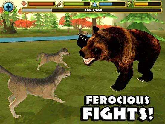 Capturas de pantalla de Wildlife Simulator: Wolf iPad 