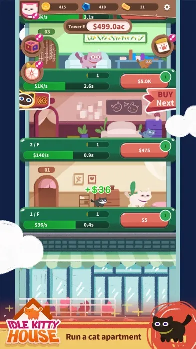 Idle Kitty House Screenshots