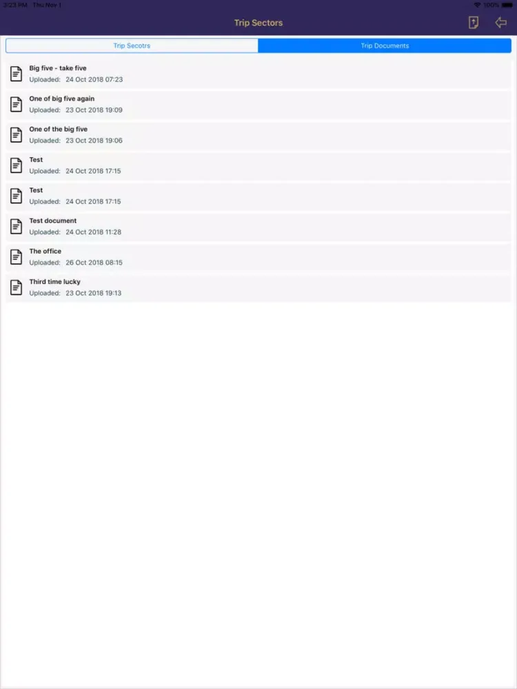 Zrzuty ekranu United Aviation Group iPad 