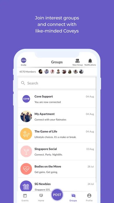 تصاویر Cove Korea: Tenant App