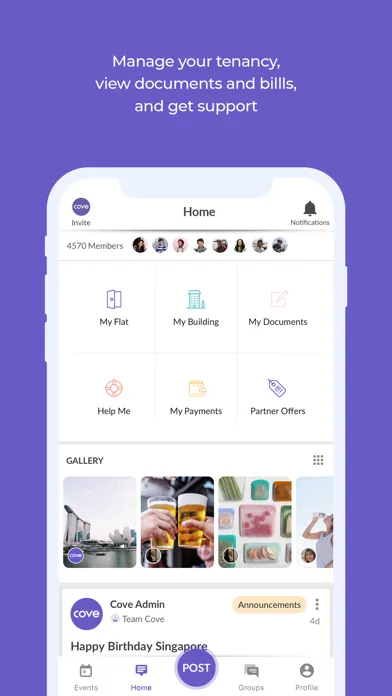 تصاویر Cove Korea: Tenant App