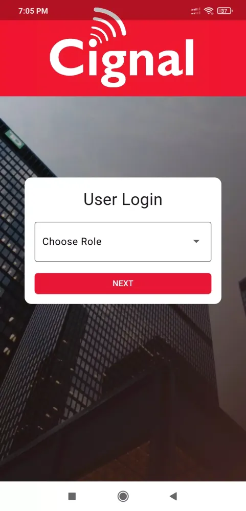 Tangkapan layar Cignal Retailer App