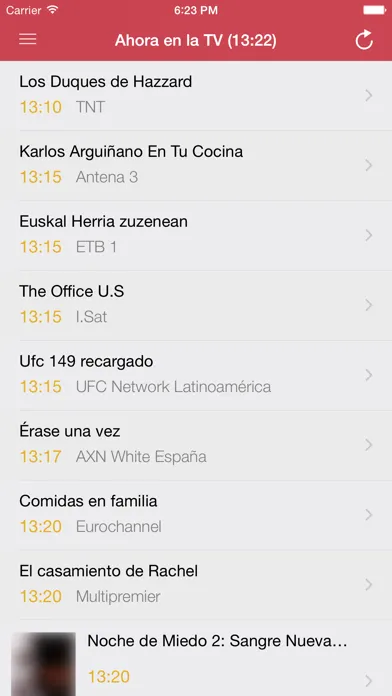 Screenshot di Televisión Hondureña