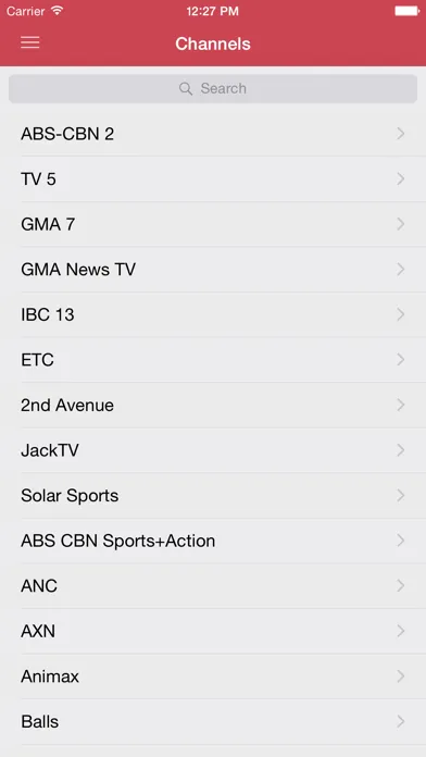 Capturas de pantalla de Libreng Philippine Telebisyon