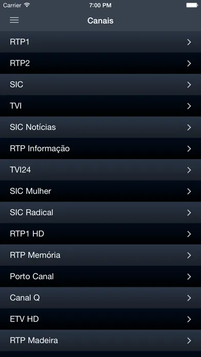 ภาพหน้าจอของ Televisão do Portugal
