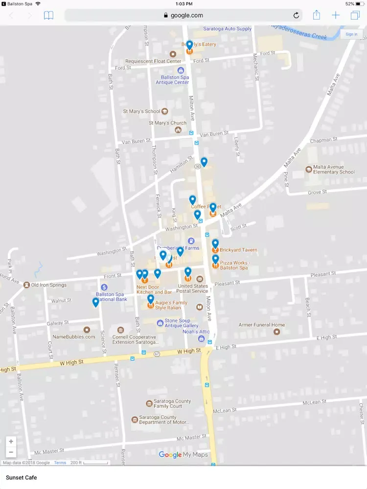 Capturas de pantalla de Around Here Ballston Spa iPad 